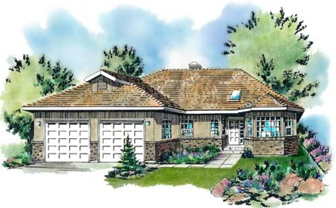 Full Rendering for House Plan #132239