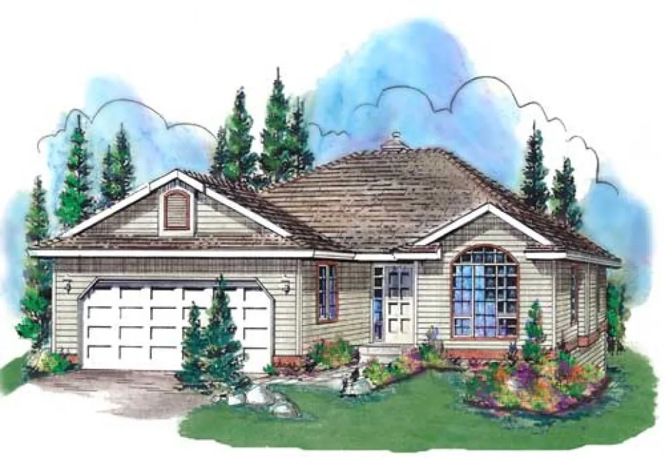 Full Rendering for House Plan #134239
