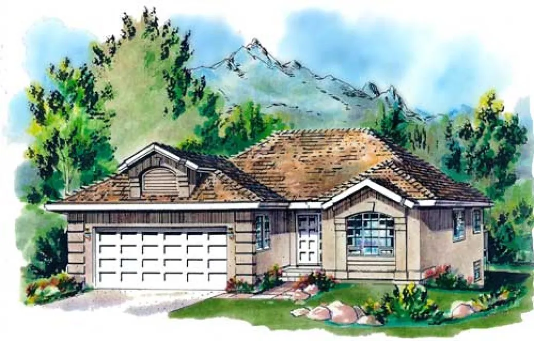 Full Rendering for House Plan #139239