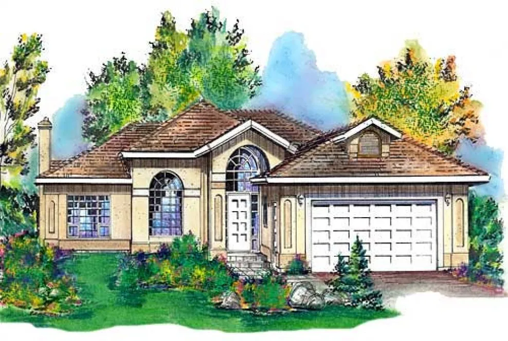 Full Rendering for House Plan #138339