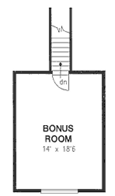 Attic Plan for House Plan #139349