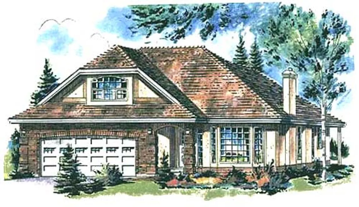 Full Rendering for House Plan #139349