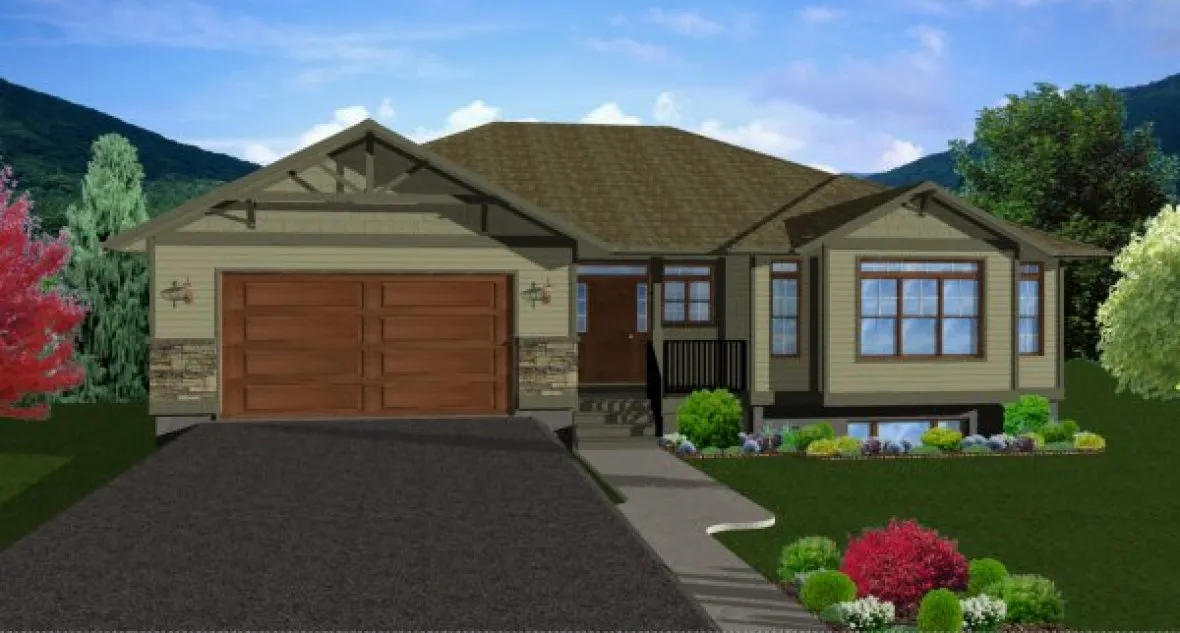 Full Rendering for House Plan #195149