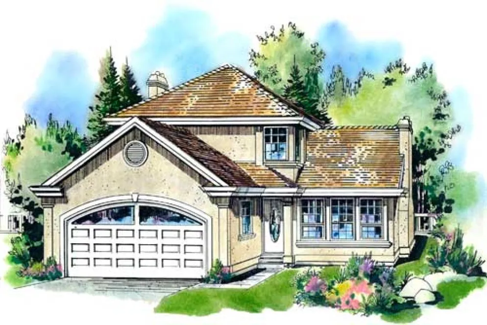 Full Rendering for House Plan #137409