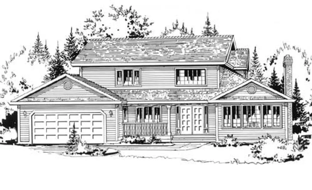 Full Rendering for House Plan #138209