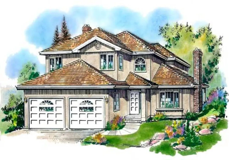 Full Rendering for House Plan #138309