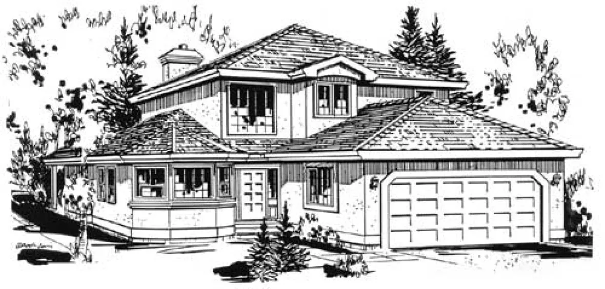 Full Rendering for House Plan #139709