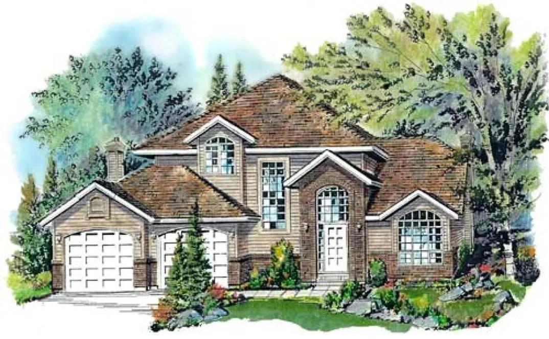 Full Rendering for House Plan #137529