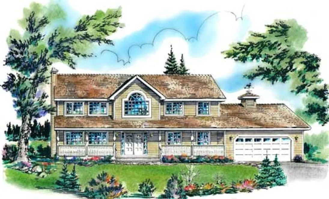 Full Rendering for House Plan #131139