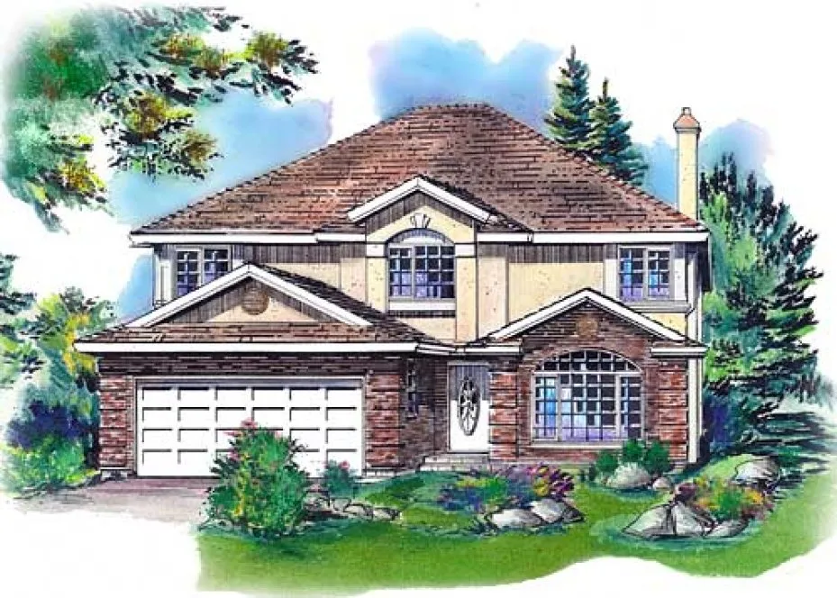 Full Rendering for House Plan #133439