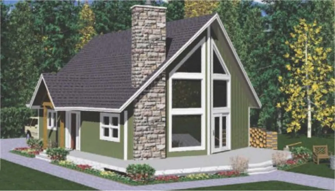 ExteriorPhoto for House Plan #102016