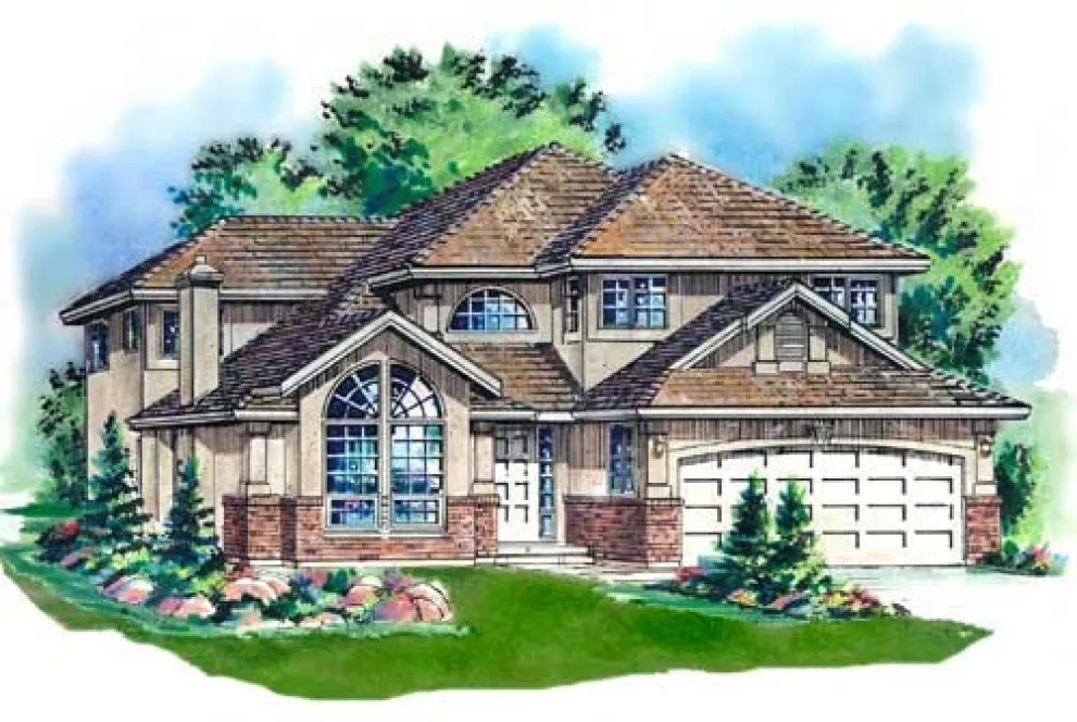 Full Rendering for House Plan #134349