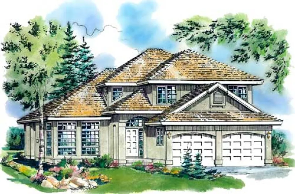 Full Rendering for House Plan #133449