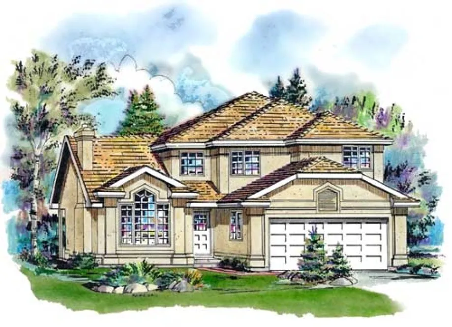 Full Rendering for House Plan #134449
