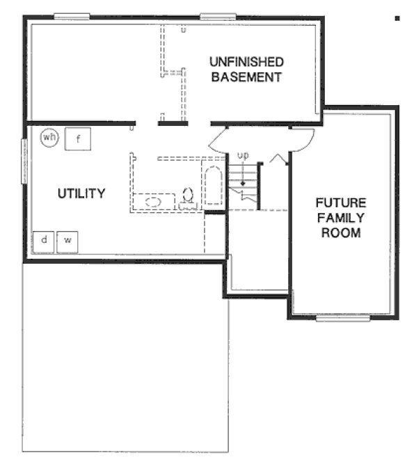 Basement Plan for House Plan #130334