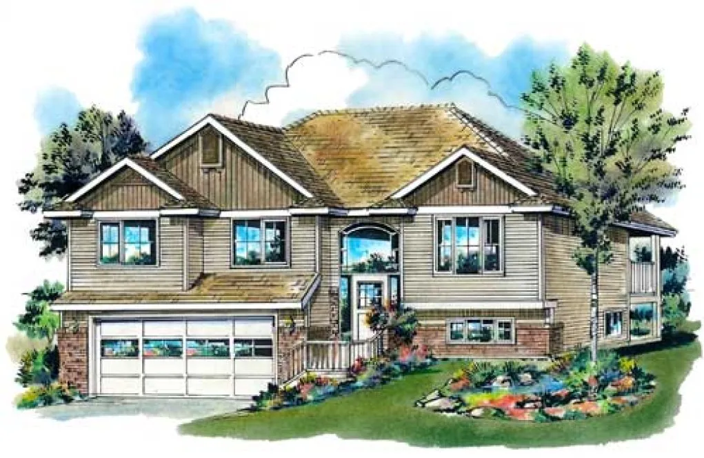 Full Rendering for House Plan #131334