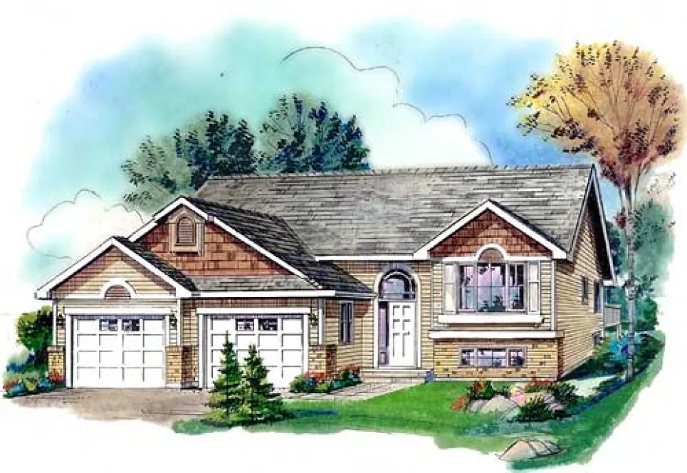 Full Rendering for House Plan #133334