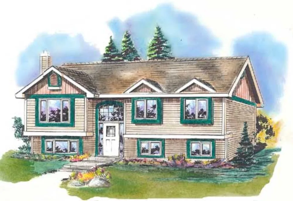 Full Rendering for House Plan #134334