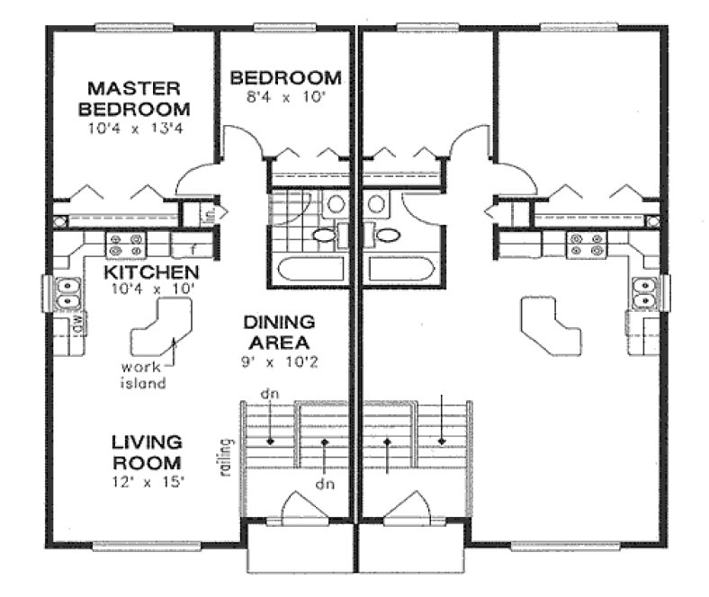 Main Floor Plan for House Plan #134534