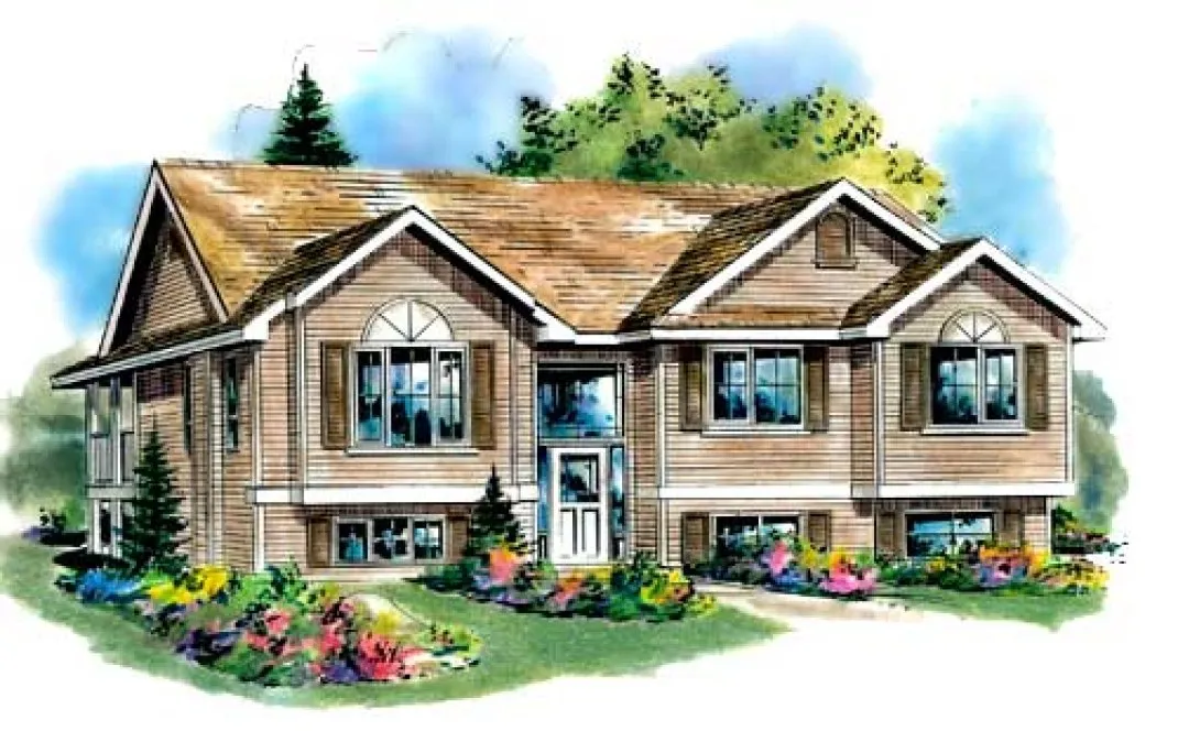 Full Rendering for House Plan #135044