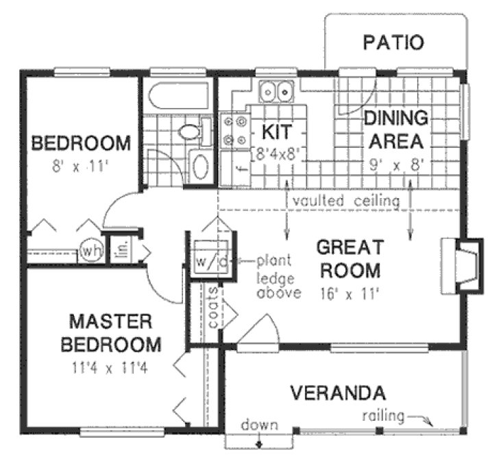 Main Floor Plan for House Plan #139144