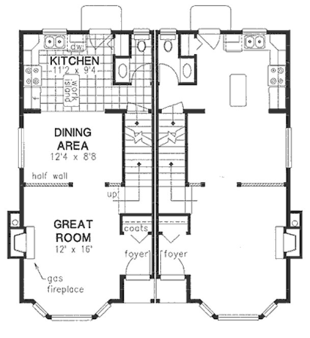 Main Floor Plan for House Plan #139344