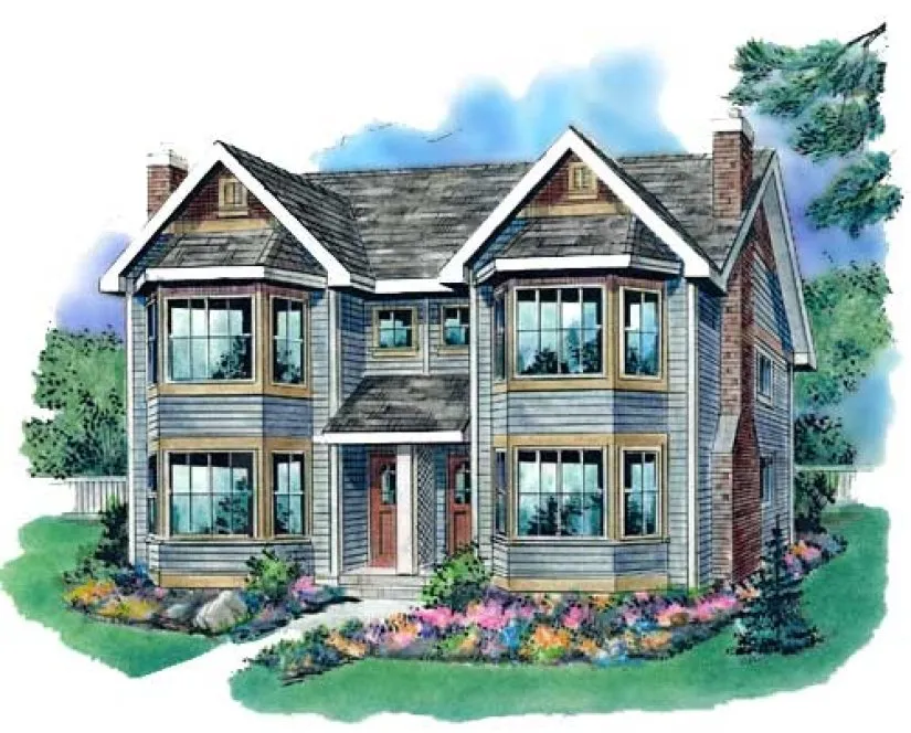 Full Rendering for House Plan #139344