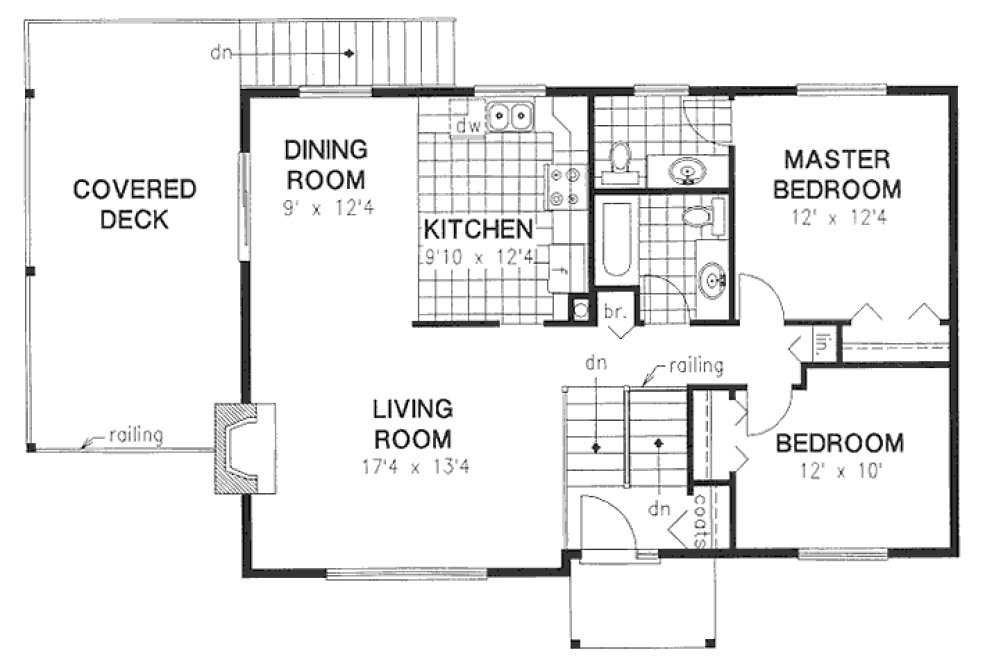 Main Floor Plan for House Plan #135609