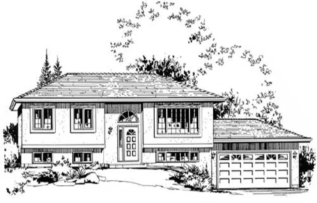 Full Rendering for House Plan #136609