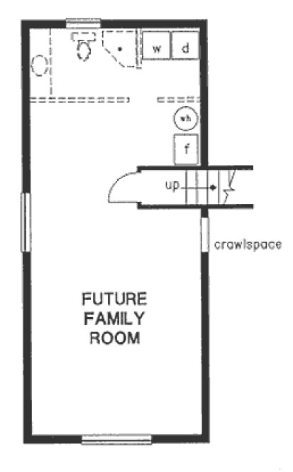 Basement Plan for House Plan #139609