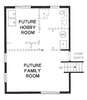 Basement Plan for House Plan #130709