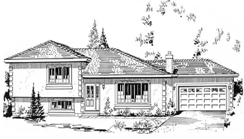 Full Rendering for House Plan #130709
