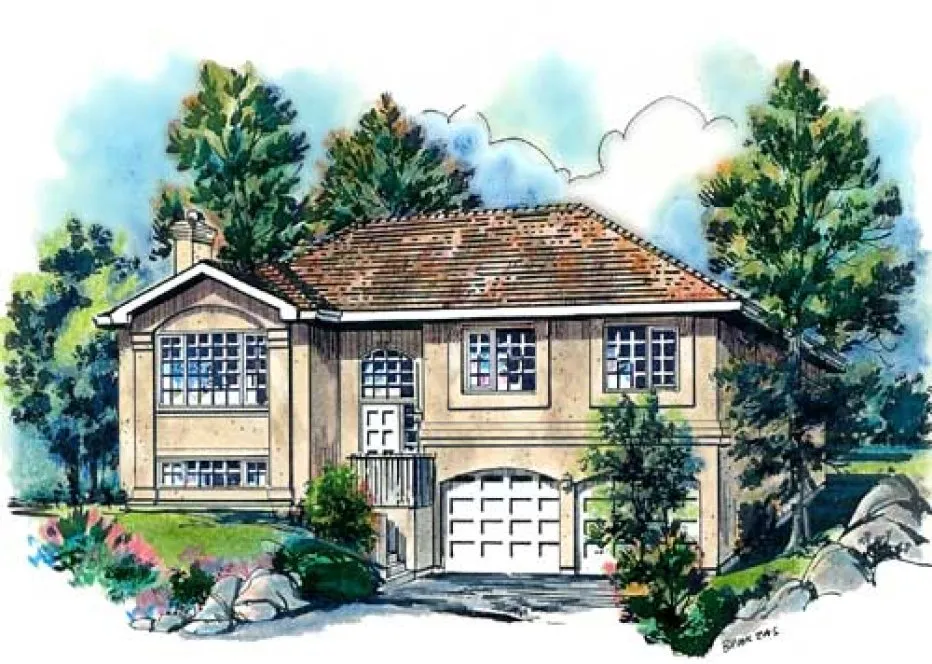 Full Rendering for House Plan #130719