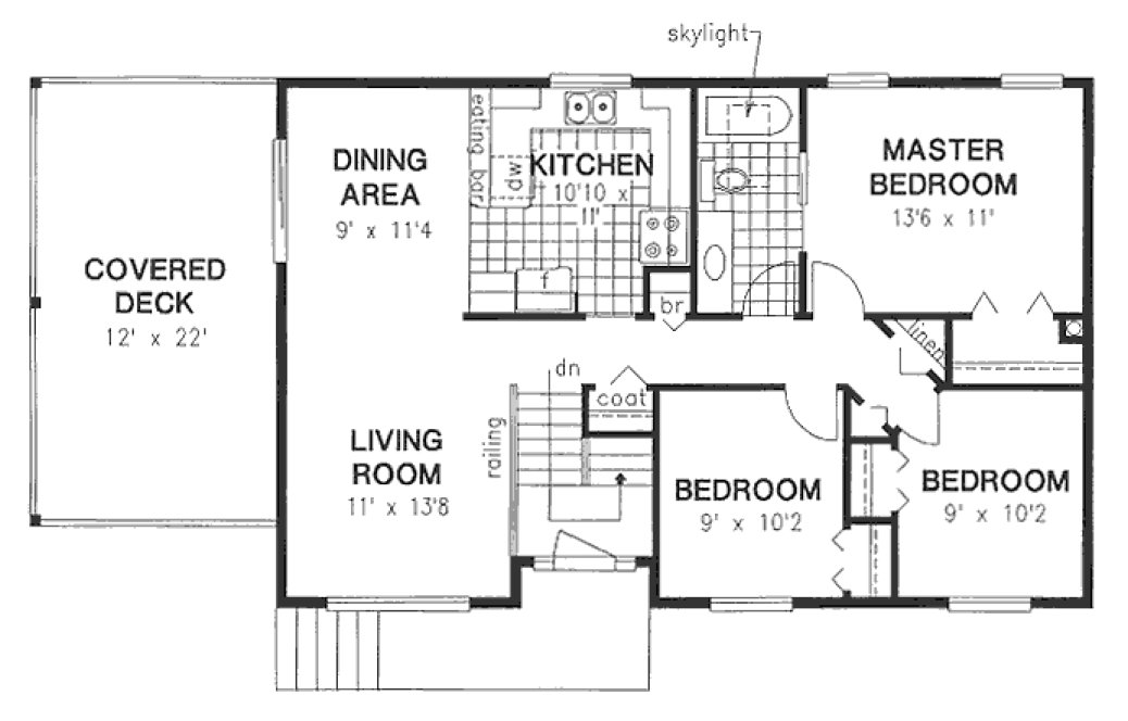 Main Floor Plan for House Plan #132719