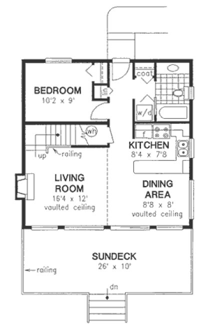 Main Floor Plan for House Plan #130429