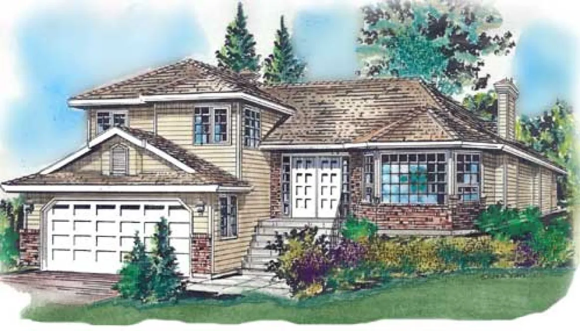 Full Rendering for House Plan #131429