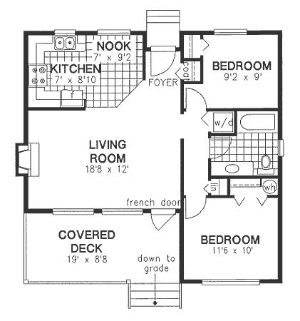 Main Floor Plan for House Plan #132529