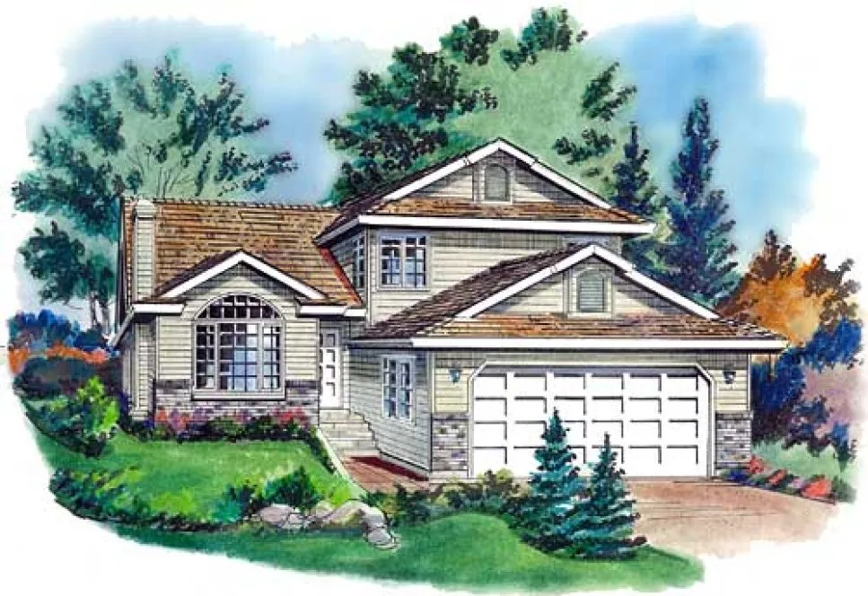 Full Rendering for House Plan #132629