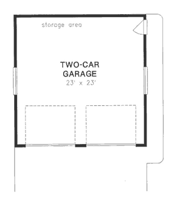Main Floor Plan for House Plan #133729