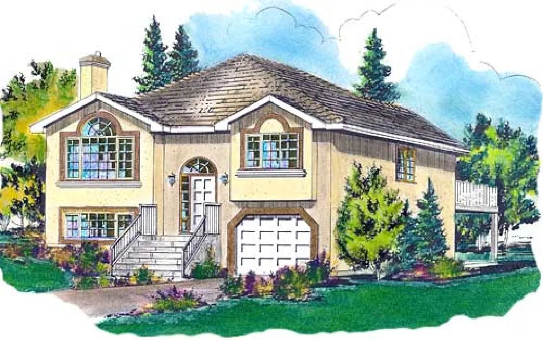 Full Rendering for House Plan #131049