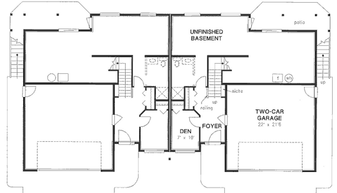 Basement Plan for House Plan #136249