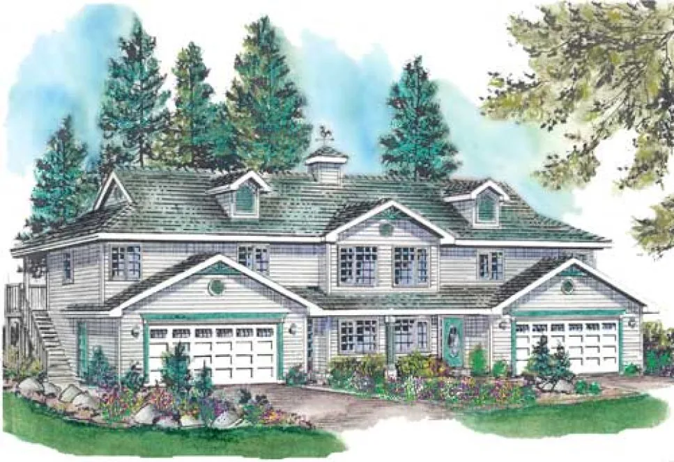 Full Rendering for House Plan #136249