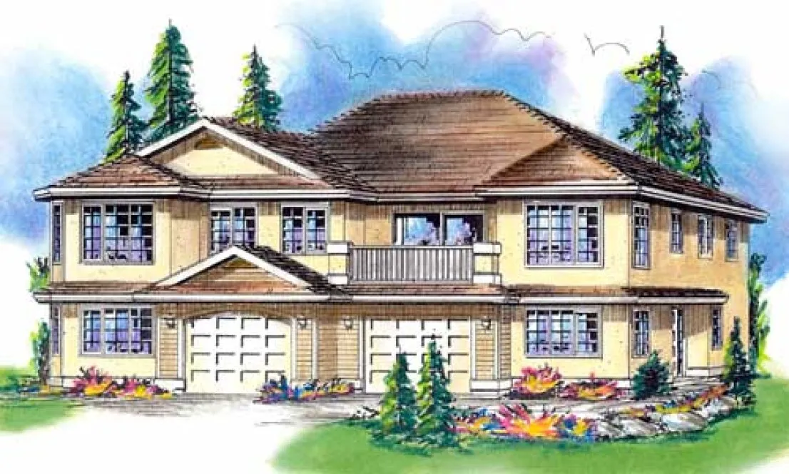 Full Rendering for House Plan #139249