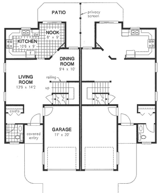 Main Floor Plan for House Plan #133349