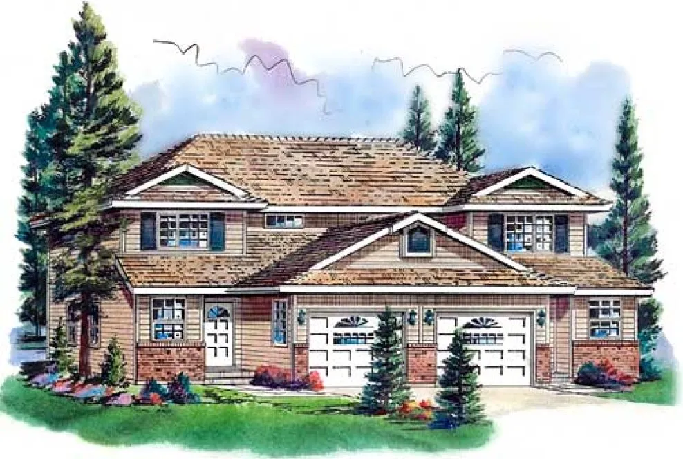 Full Rendering for House Plan #133349