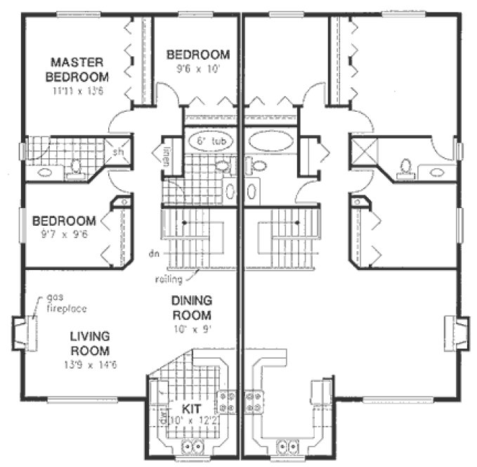 Main Floor Plan for House Plan #135349