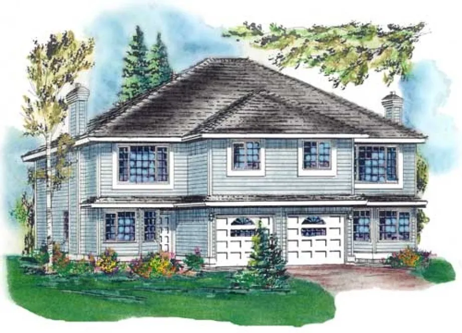 Full Rendering for House Plan #135349