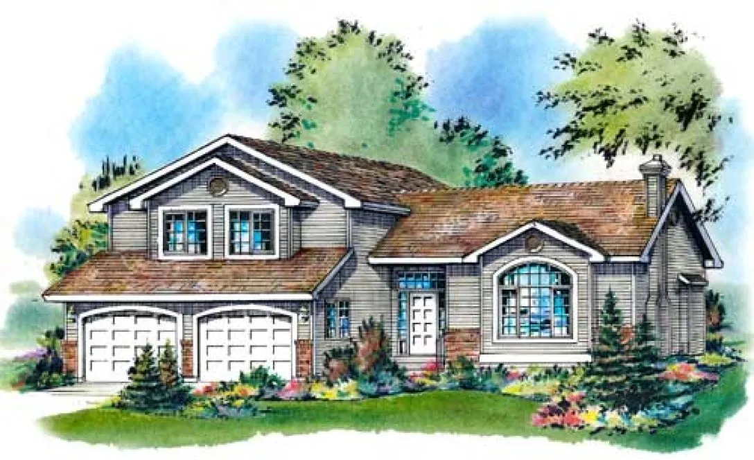 Full Rendering for House Plan #135059