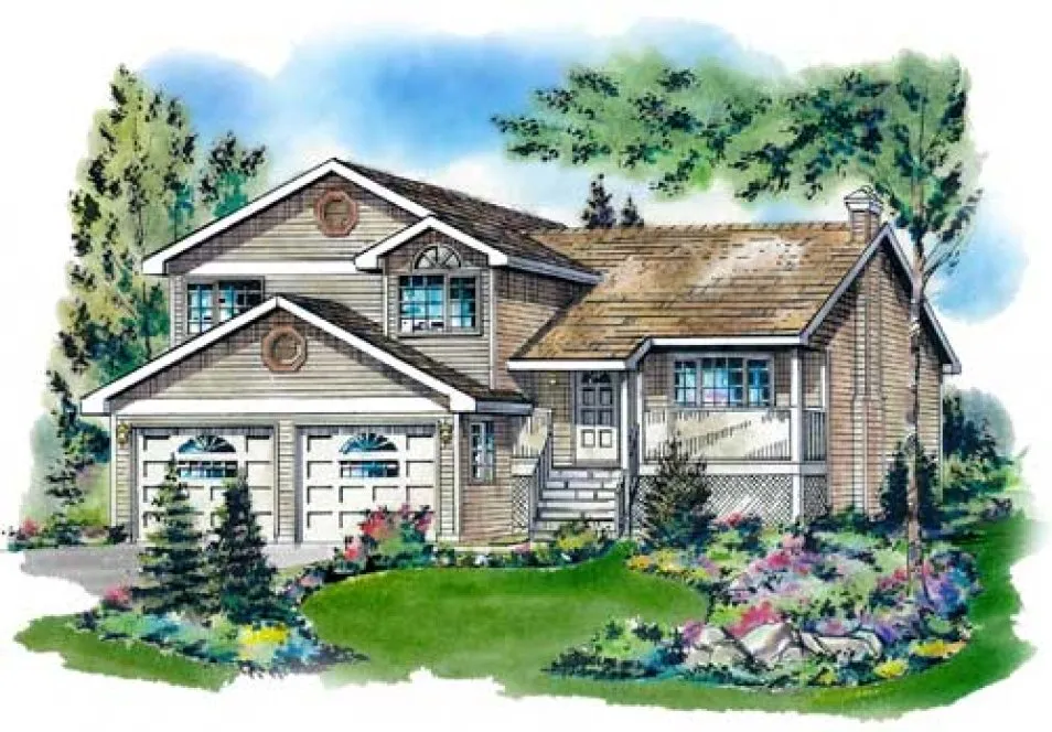 Full Rendering for House Plan #136059