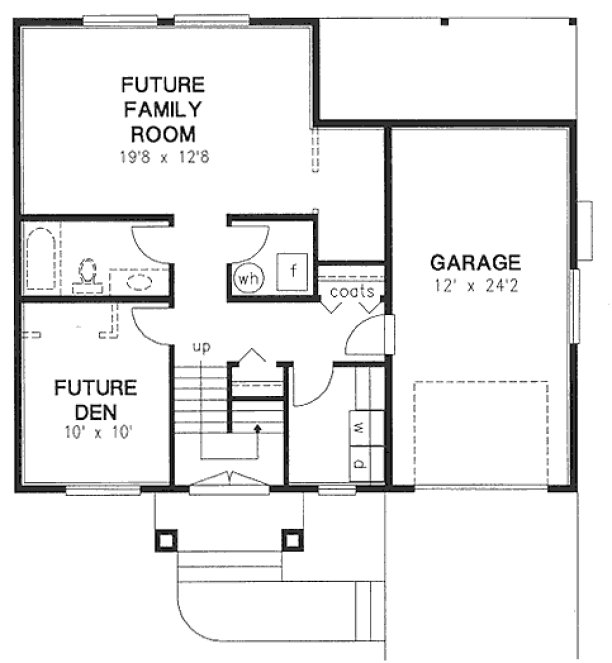 Basement Plan for House Plan #134159